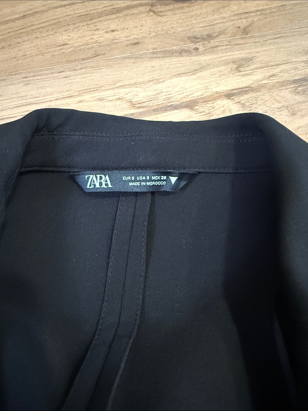 Zara Rhinestone V-Neck Blazer Top - Picture 3 of 7